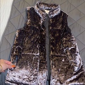 Velvet vest